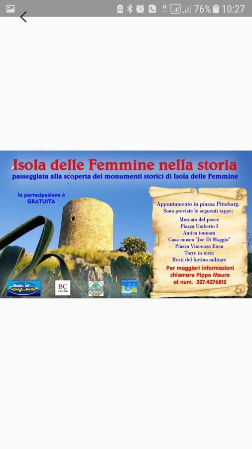 Villa Le Due Palme Isola delle Femmine Εξωτερικό φωτογραφία